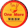 One More Family Restaurant logo, a red scalloped disc around a bowl with chopsticks